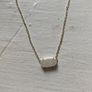 Kendra Scott Ever Necklace - White Druzy